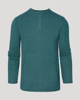 Heather Seafarer Classic Long Sleeve Henley