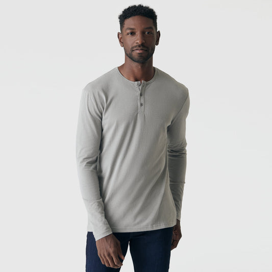 Iron Gray Classic Long Sleeve Henley