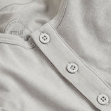 Light Gray Classic Long Sleeve Henley