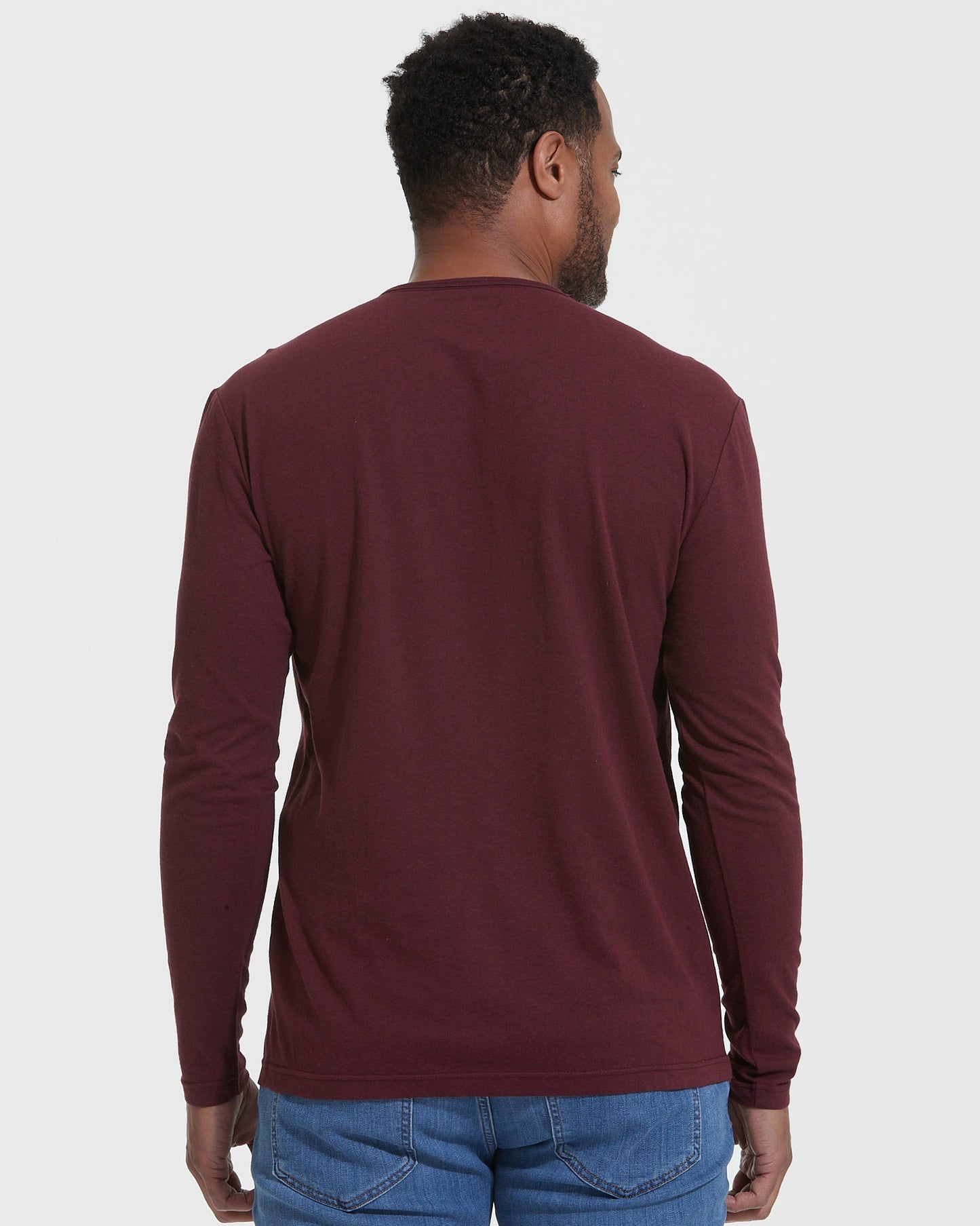 Mahogany Classic Long Sleeve Henley