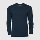 Navy Classic Long Sleeve Henley