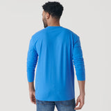 Periwinkle Blue Classic Long Sleeve Henley