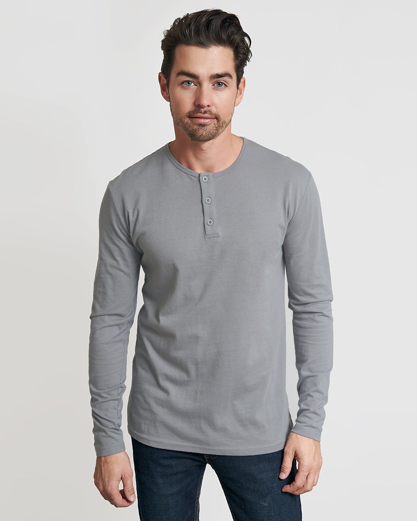 Slate Long Sleeve Henley
