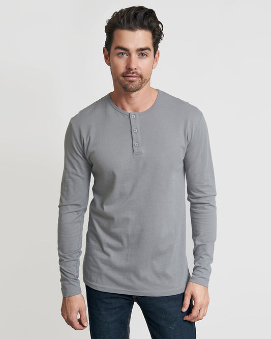 Slate Long Sleeve Henley