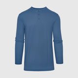 Stone Blue Classic Long Sleeve Henley