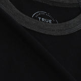 Black/Charcoal Heather Baseball Raglan