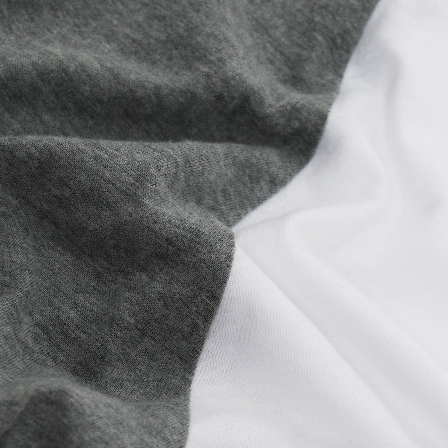 White/Heather Gray Baseball Raglan