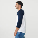 White/Navy Baseball Raglan