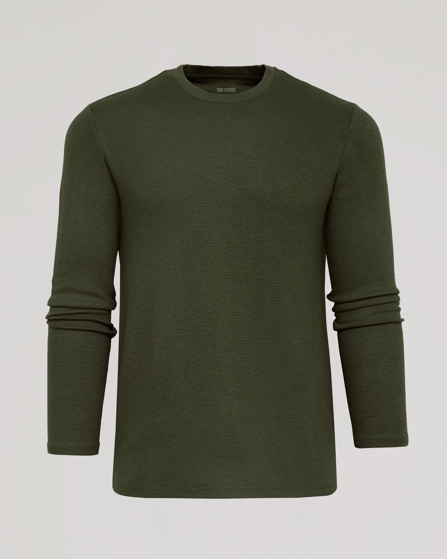 Kelp Waffle Long Sleeve Crew Neck