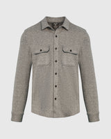 Light Heather Gray Shirt Jacket