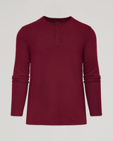 Pinot Waffle Long Sleeve Henley
