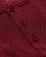 Pinot Waffle Long Sleeve Henley