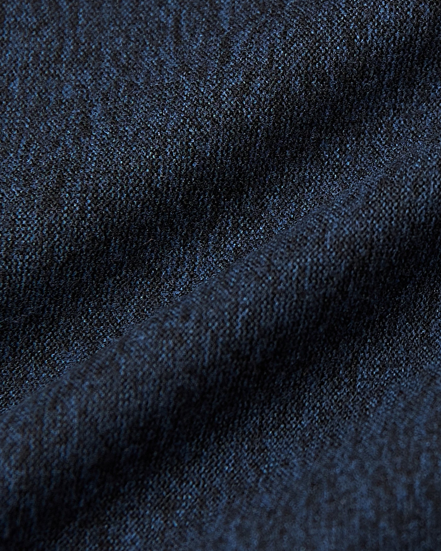 Deep Sea Blue Heather Active Long Sleeve Crew T-Shirt