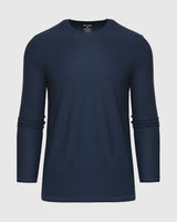 Dark Heather Cadet Active Long Sleeve Crew T-Shirt
