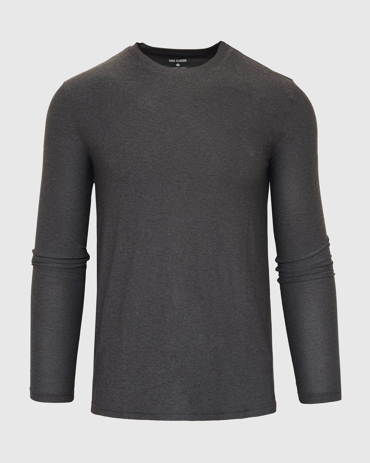 Dark Heather Tempest Active Long Sleeve Crew T-Shirt