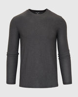Dark Heather Tempest Active Long Sleeve Crew T-Shirt