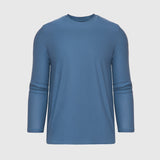 Stone Blue Active Long Sleeve Crew T-Shirt