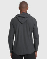 Charcoal Heather Gray Active Hoodie