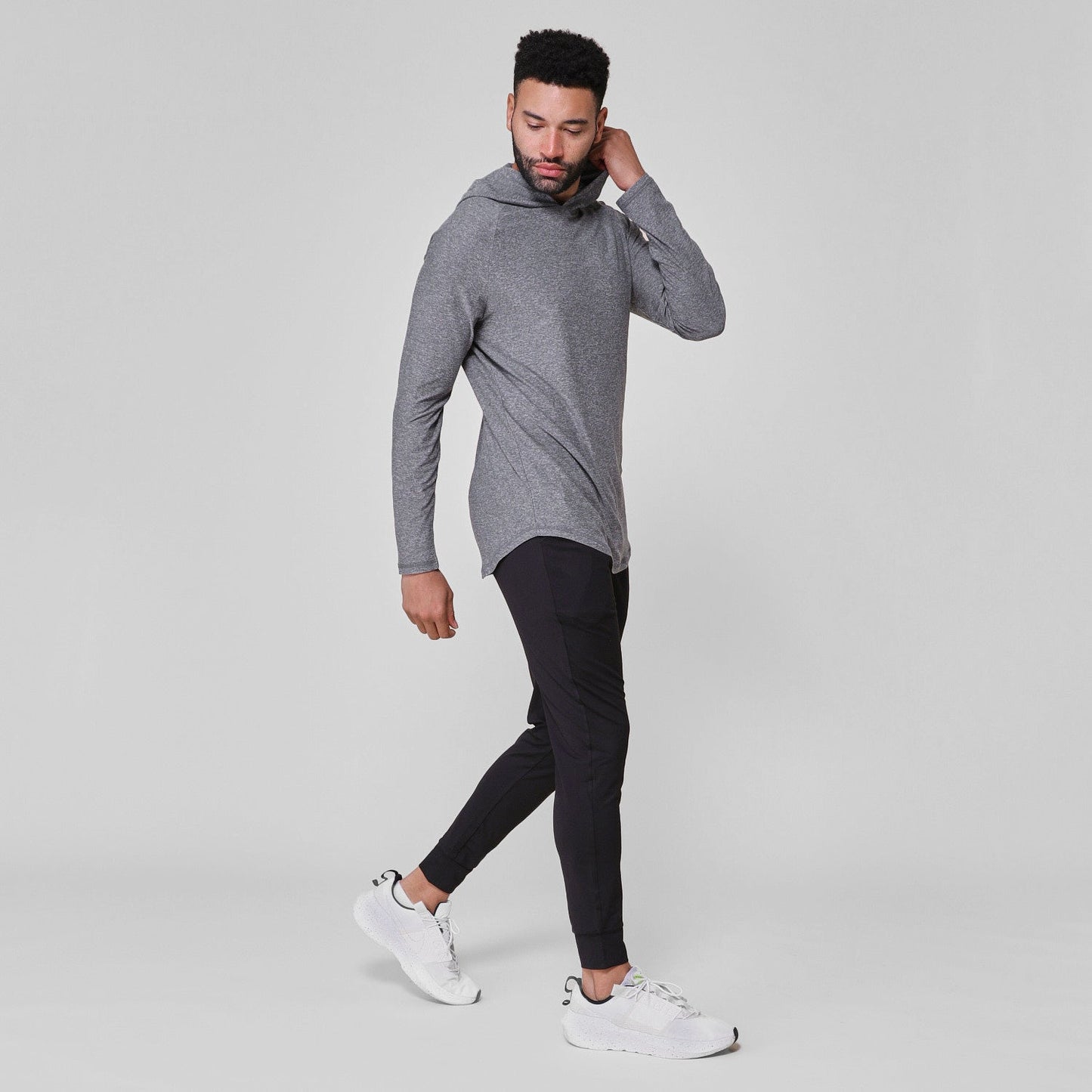 Medium Heather Gray Active Hoodie