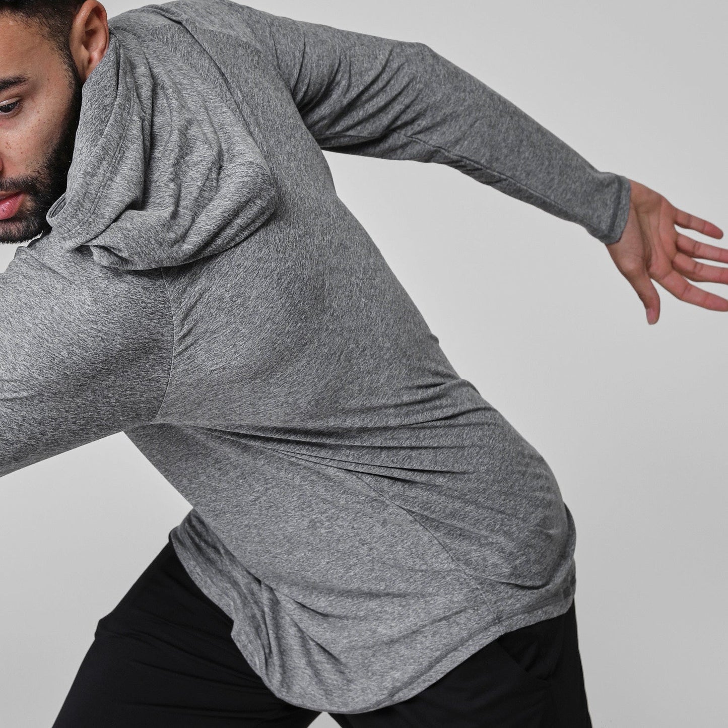 Medium Heather Gray Active Hoodie