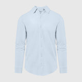 Pale Blue Long Sleeve Knit Shirt