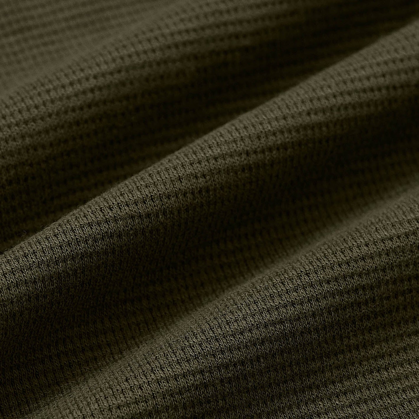 Military Green Waffle Hoodie