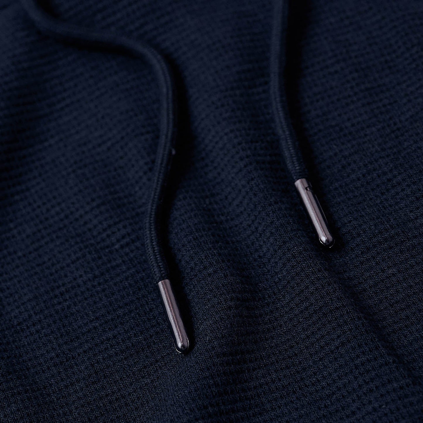 Navy Waffle Hoodie