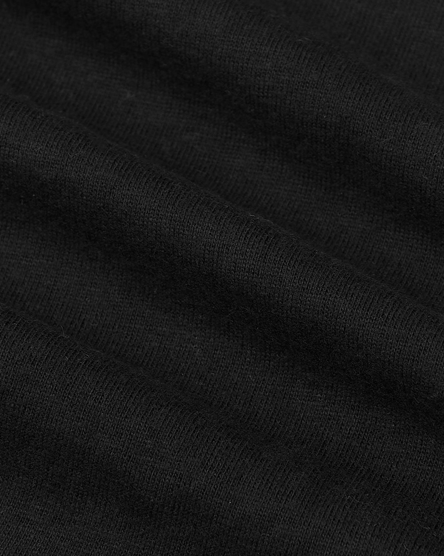 Black Hooded Long Sleeve T-Shirt