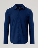 Navy Commuter Long Sleeve Shirt