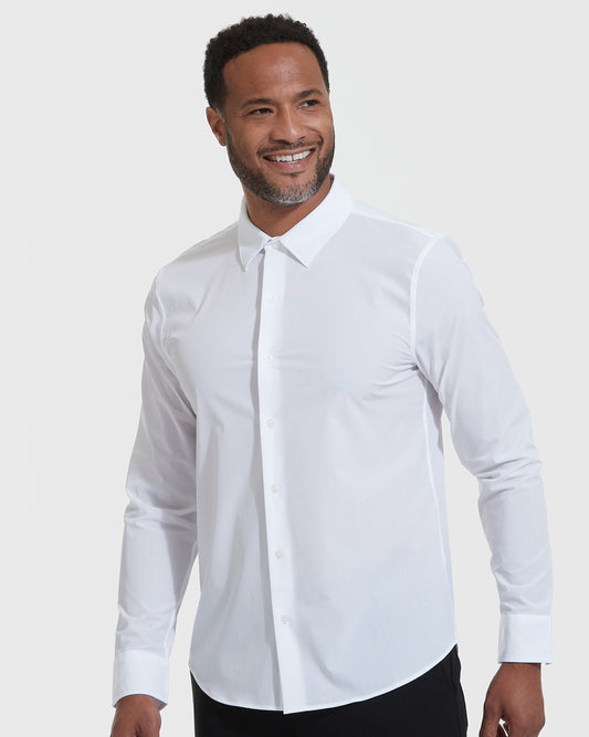 White Lightweight Dress Shirt