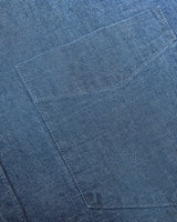 Light Indigo Wash Long Sleeve Chambray Shirt