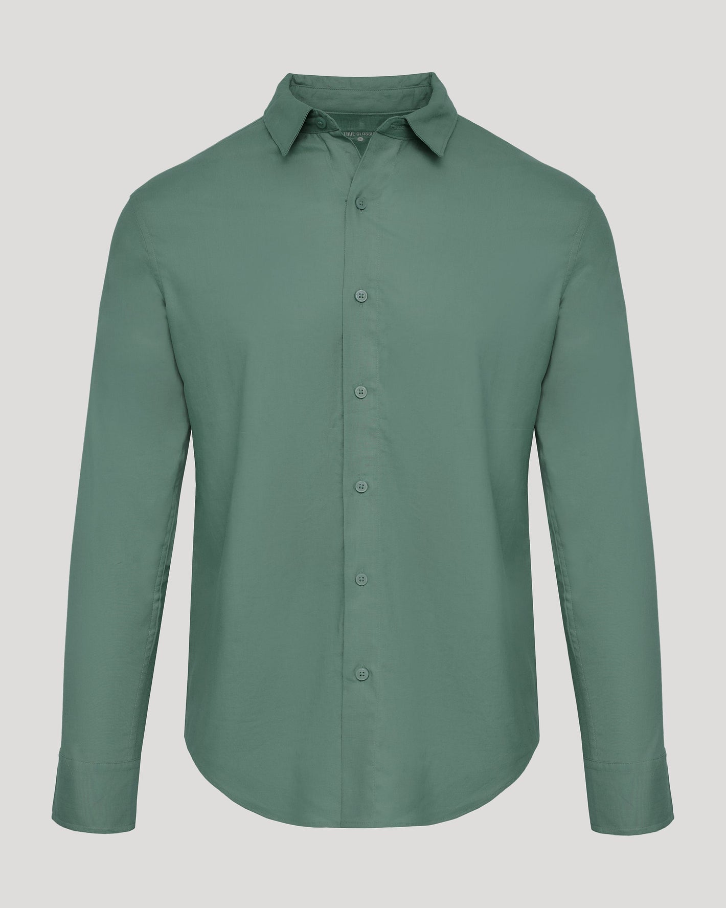 Moss Long Sleeve Linen Shirt