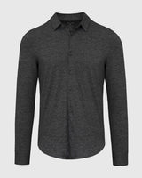Charcoal Heather Long Sleeve Gray Do-It-All Comfort Shirt