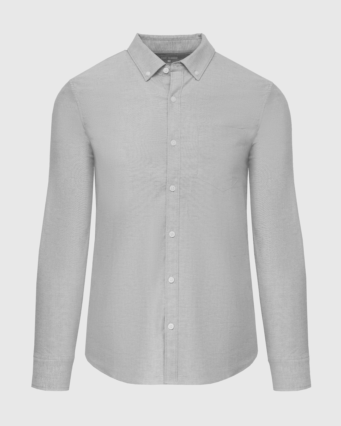 Stone Stretch Oxford Long Sleeve Shirt