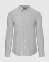 Stone Stretch Oxford Long Sleeve Shirt