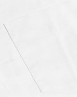 White Stretch Oxford Long Sleeve Shirt
