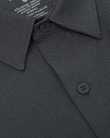 Charcoal Heather Gray Long Sleeve Ripstop Commuter Shirt