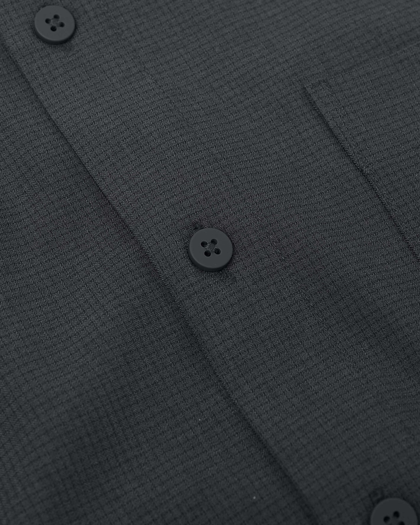 Charcoal Heather Gray Long Sleeve Ripstop Commuter Shirt