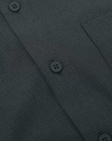 Heather Navy Long Sleeve Ripstop Commuter Shirt