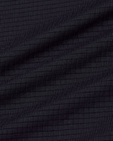Black Long Sleeve Active Mesh Crew