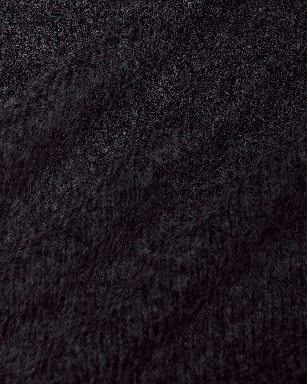 Charcoal Heather Gray Marled Crew Neck Sweater