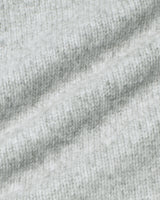 Light Heather Gray Marled Crew Neck Sweater