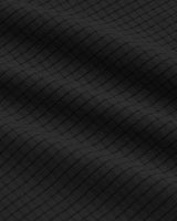 Black Sleeveless Active Mesh Tank