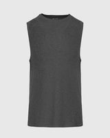 Charcoal Heather Gray Sleeveless Active Muscle Tee