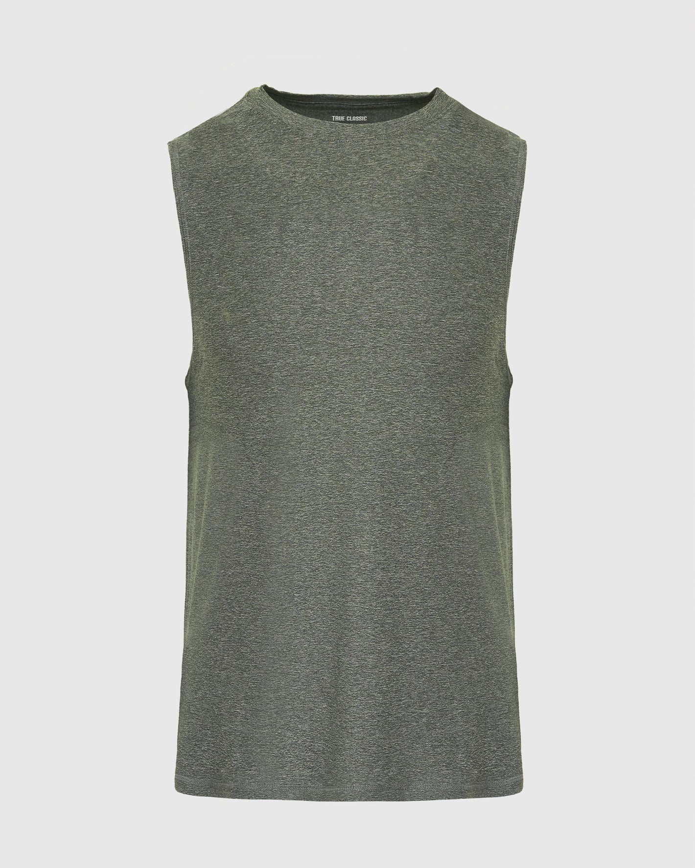 Heather Forest Sleeveless Active Muscle Tee