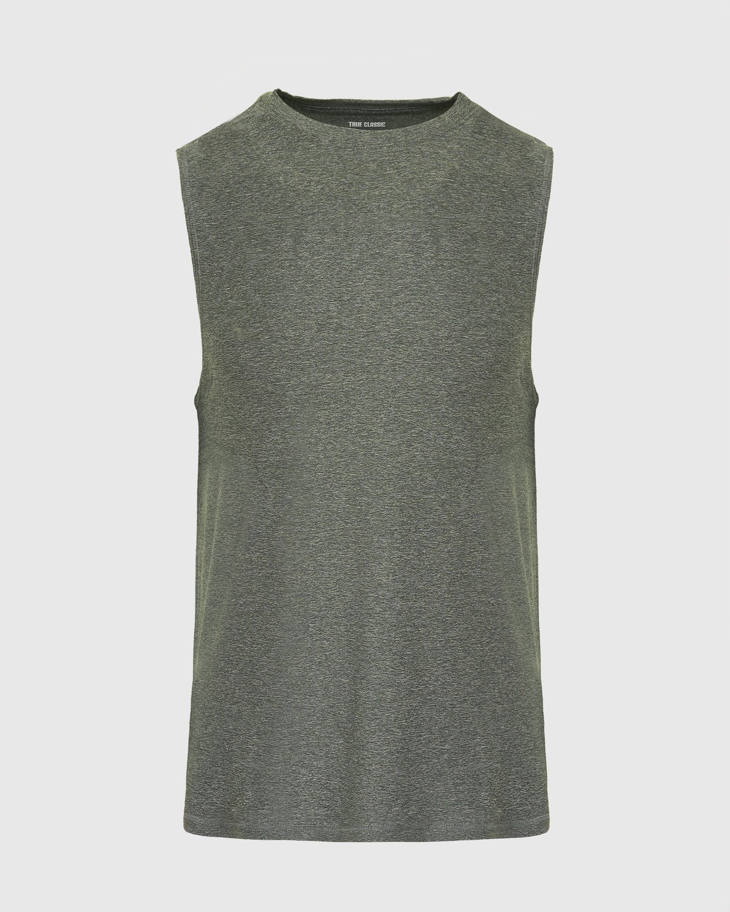 Heather Forest Sleeveless Active Muscle Tee