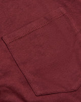 Claret Pocket Crew Tee
