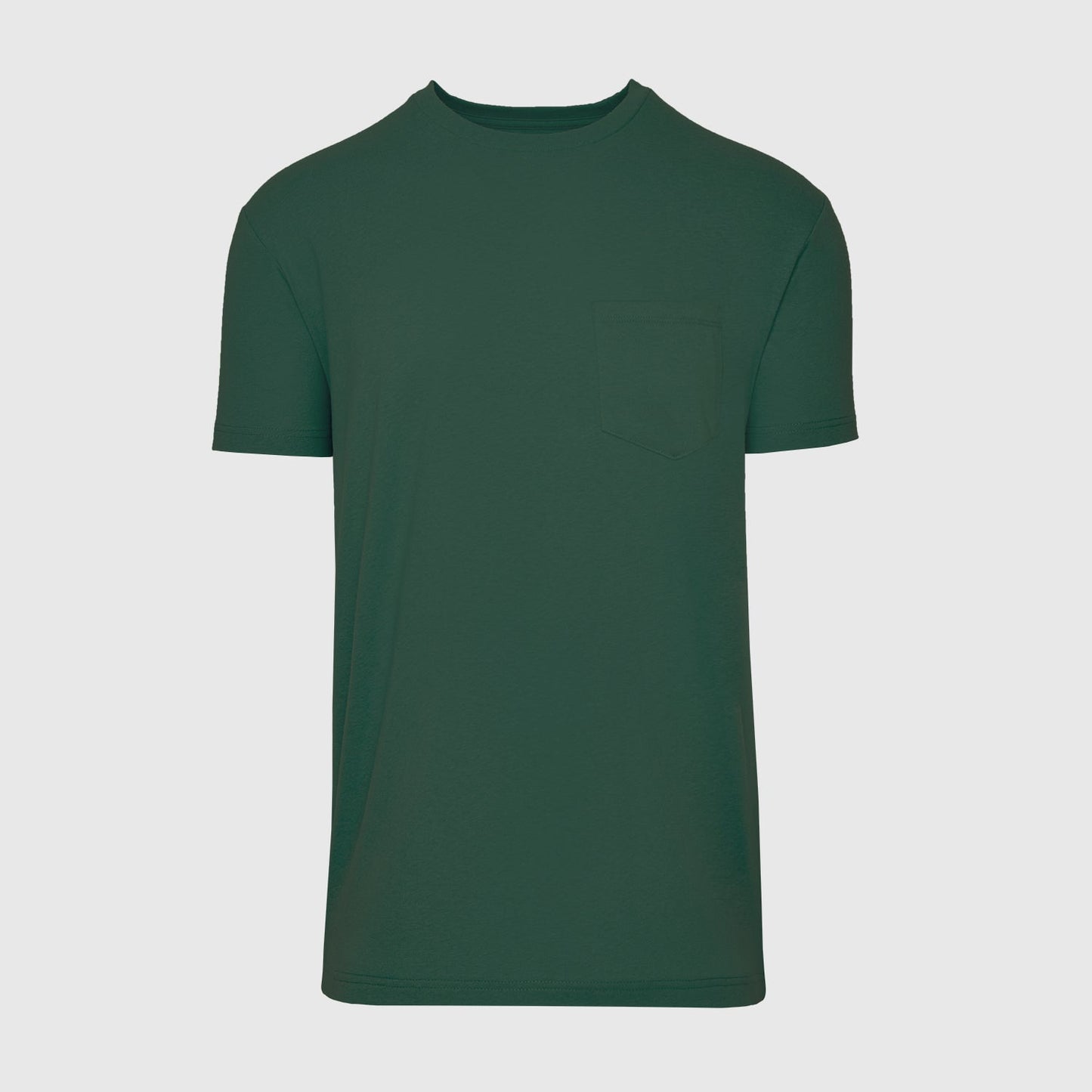 Hunter Green Pocket Crew Tee