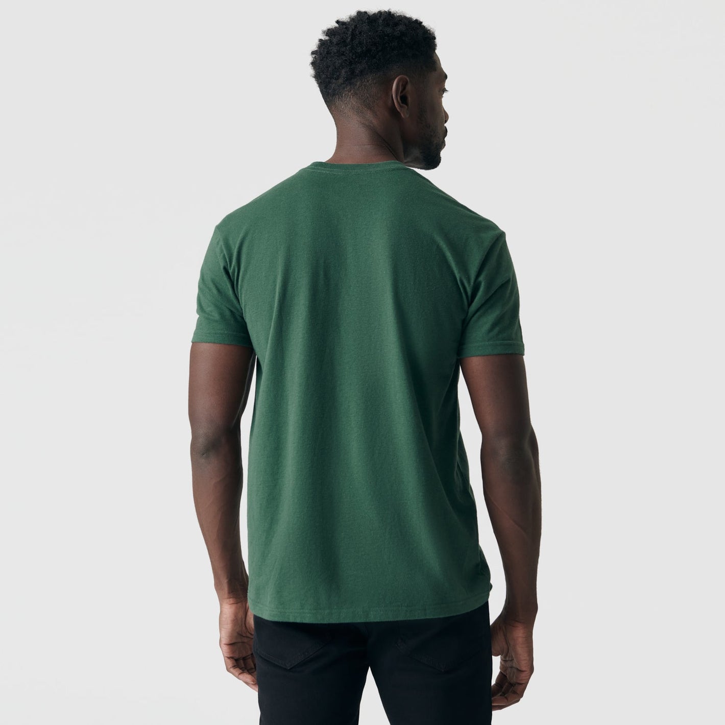 Hunter Green Pocket Crew Tee