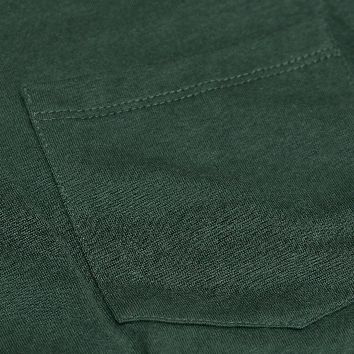 Hunter Green Pocket Crew Tee